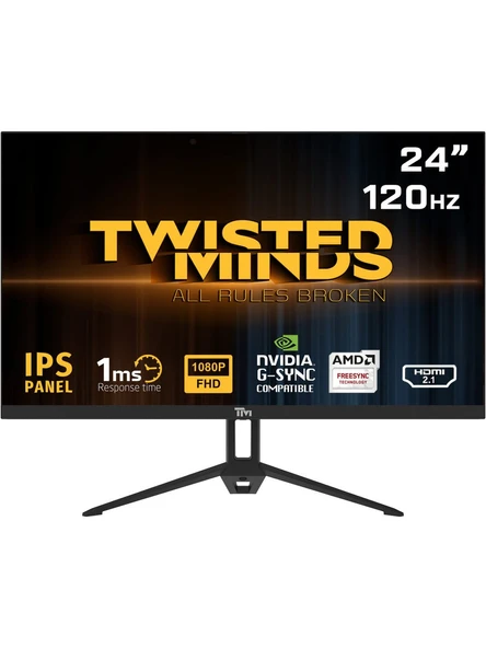 Twisted Minds TM24FHD120IPS 24 1 ms Full HD IPS 120 Hz Oyuncu Monitörü ürün görseli 1