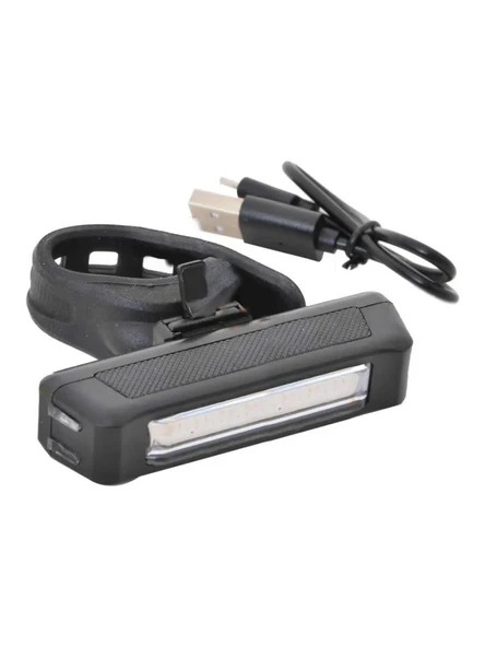 JING YI-BİSİKLET ÇAKAR 6 FONKSİYONLU RENKLİ IŞIKLI [60 LUMEN - USB GİRİŞLİ] ürün görseli 1