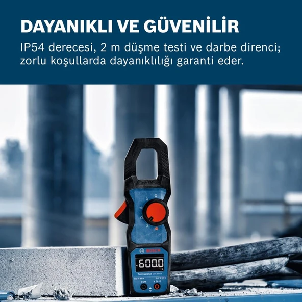 Bosch Professional GMC 600-15 Pensmetre (600V - 600A - AC/DC) - 0601077600 ürün görseli 1