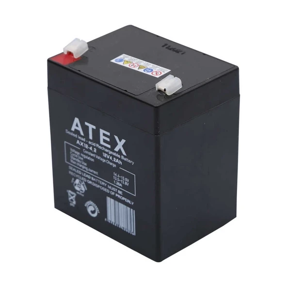 Atex Ax12-4.2 12v 4.2ah Akü - Resim 2