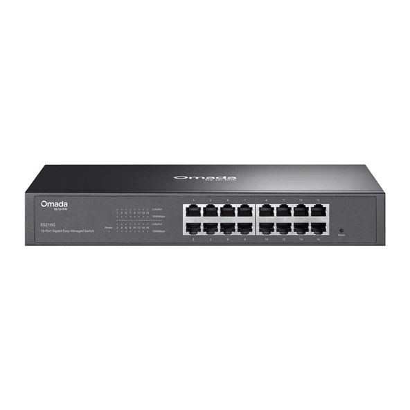 Tp-Link omada ES216G 16 Port Gigabit Switch ürün görseli 1