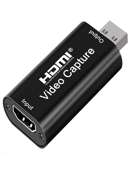 4K 1080P Full HD HDMI USB Video Yakalama Kartı Oyun Video Canlı Kayıt Aleti ürün görseli 1