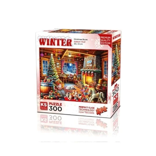 Ks Games Puzzle 300 Christmas Room 19251 ürün görseli 1