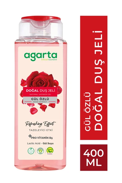 Agarta Doğal Aha Gül Duş Jeli 400 ml ürün görseli 1