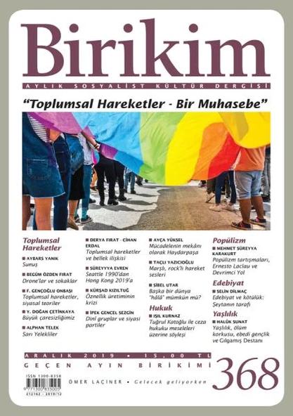 Birikim 368 Aralık 2019 ürün görseli 1