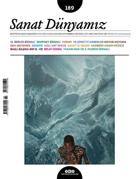Sanat Dünyamız 189 Temmuz Ağustos 2022 ürün görseli 1