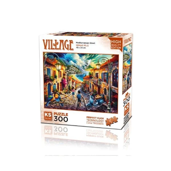Ks Games Puzzle 300 Mediterranean Street 19260 ürün görseli 1
