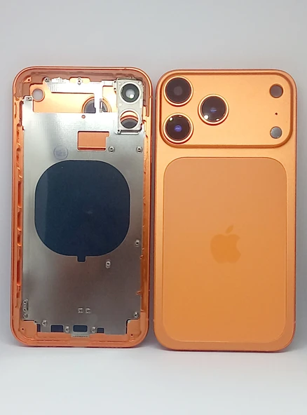 Apple İphone 11 uyumlu kasa turuncu - Resim 7