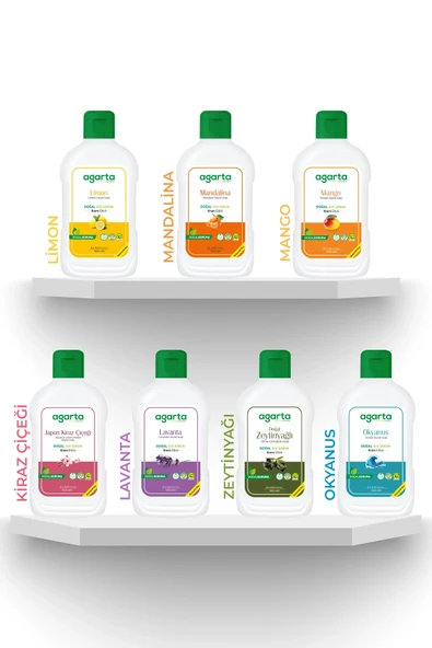 Agarta Doğal Mango Sıvı Sabun 1500 Ml - Resim 3