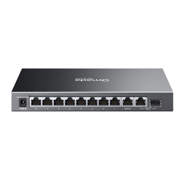 Tp-Link omada ES210GP 10 Port Gbit 8 Poe+ Switch - Resim 3