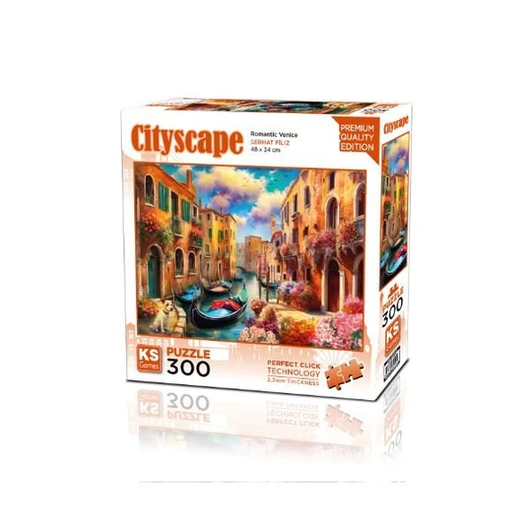 Ks Games Puzzle 300 Romantic Venice 19259 ürün görseli 1