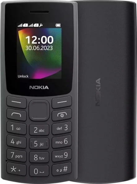 Nokıa N106 2023 Tuşlu Cep Telefonu (Nokia Türkiye Resmi Distribütör Garantili) Siyah ürün görseli 1