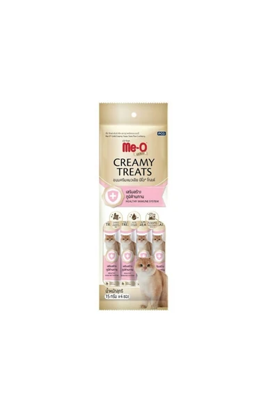 MEO KIZILCIK TON BALIKLI KEDİ KREMA ÖDÜL MAMASI 4*15GR ürün görseli 1