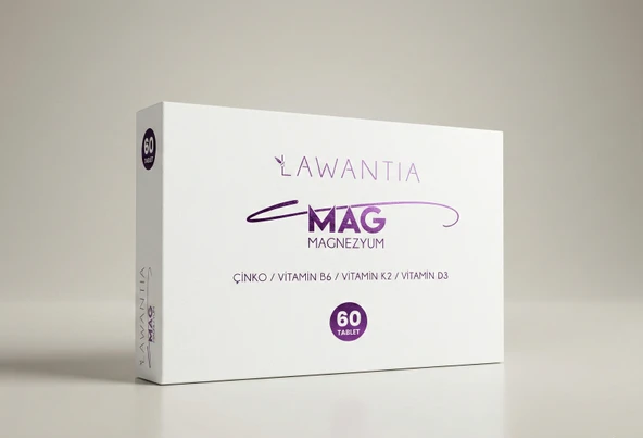 LAWANTIA Mag Magnezyum 60 Tablet - Resim 3