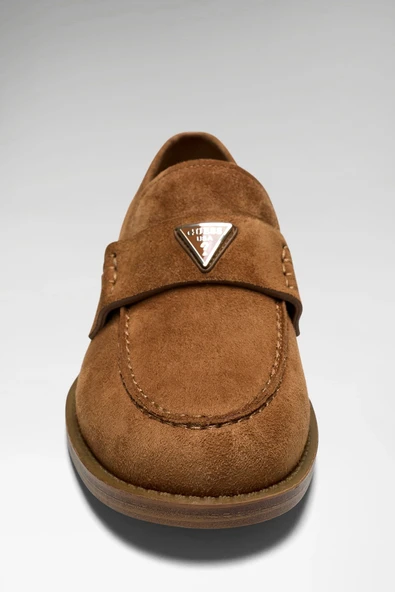 Guess Beliso Kadın Deri Loafer - Resim 5
