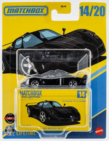 2026 Matchbox Collectors 14 2004 Maserati Mc12 Black Siyah ürün görseli 1