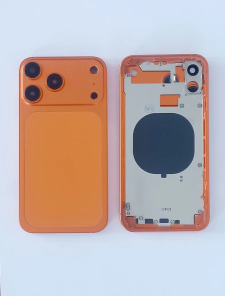 Apple İphone 11 uyumlu kasa turuncu - Resim 4