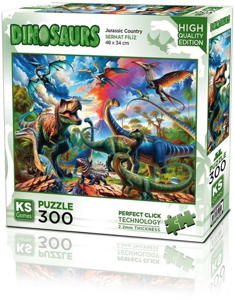 Ks Games Puzzle 300 Jurassic Country 19256 ürün görseli 1