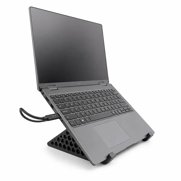 Ergonomik Laptop Standı 2 Parça Notebook Yükseltici Havalandırmalı Dizüstü Bilgisayar Standı ürün görseli 1