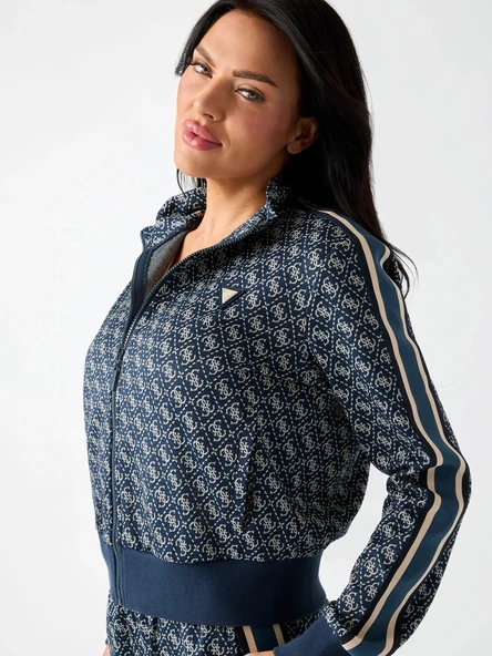 Allover Kadın Aktif Sweatshirt - Resim 5
