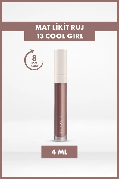 MAT LİKİT RUJ 13 COOL GIRL ürün görseli 1