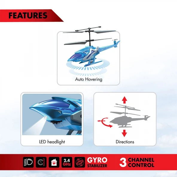 SIL 84848 Sky Hover Helikopter - Resim 5