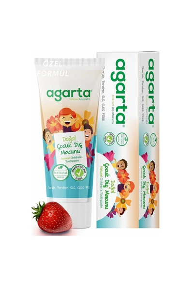 Agarta Doğal Çocuk Diş Macunu 75 Ml - Resim 4