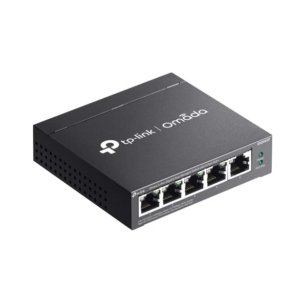 Tp-Link omada ES205GP 5Port Gbit 4 PortPoE+ Switch - Resim 2