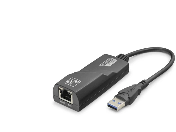 Usb 3.0 Ethernet Adaptör Gigabit Siyah HDX7867 ürün görseli 1