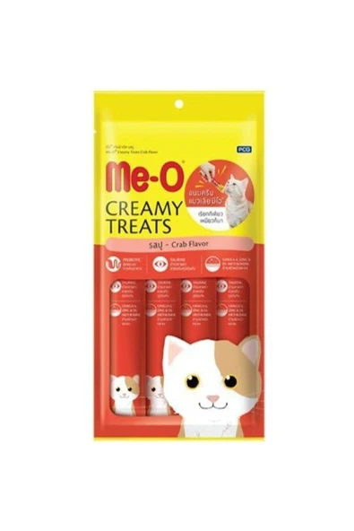 MEO YENGEÇLİ KEDİ KREMA ÖDÜL MAMASI 4*15GR ürün görseli 1