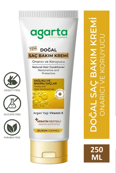 Agarta Doğal Güçlü Bakım Saç Güzelleştirici Krem 250 Ml ürün görseli 1