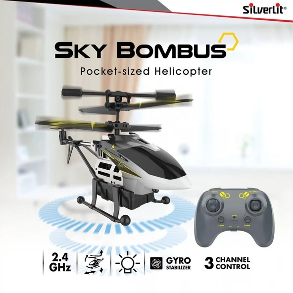 SIL 84764 Sky Bombus Helikopter - Resim 3