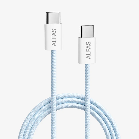Type-C Şarj Kablosu 1m PD 60W 3A 1Gbps Hızlı Şarj & Data Transfer Usb-c Iphone Android Örgülü Kablo ürün görseli 1
