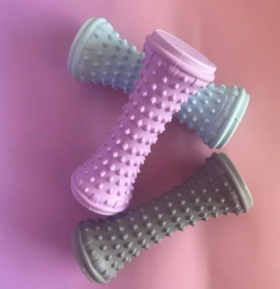 ETT Dikenli El Ayak Masaj Silindiri - Topuk Dikeni ve Kas Ağrısı Giderici Egzersiz Aleti ürün görseli 1