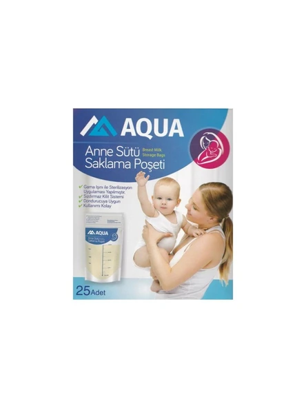 ETT AQUA Anne Sütü Saklama Poşetleri | Güvenli, Hijyenik ve BPA İçermez ürün görseli 1