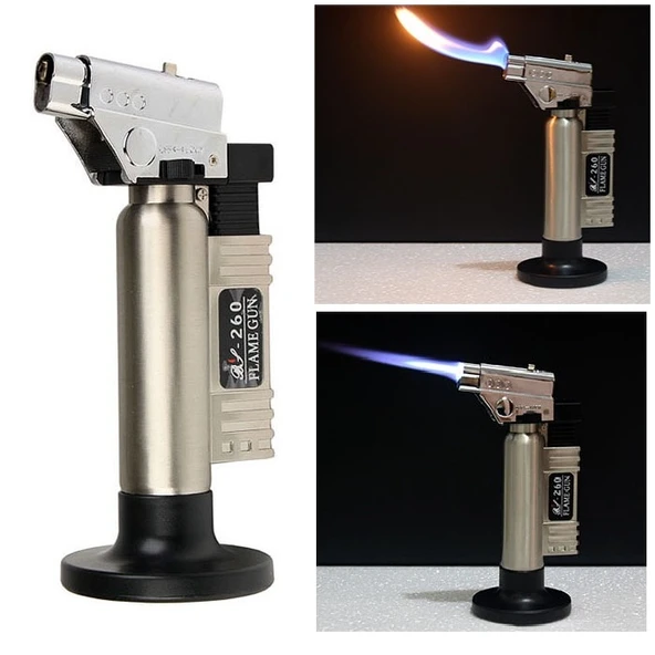 ETT Pürmüz Jet Çakmak 260 - Metal Kasa 1300°C Alevli Torch Kamp Mangal ürün görseli 1