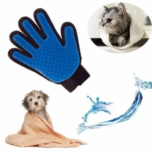 ETT Kedi Köpek Tüy Toplama & Masaj Eldiveni - Acısız Bakım ve Temizleme ürün görseli 1