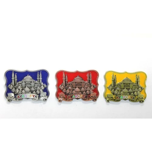 ETT Yöresel Ayasofya Magnet Model 4 | İstanbul Hatırası Buzdolabı Metal Magnet ürün görseli 1
