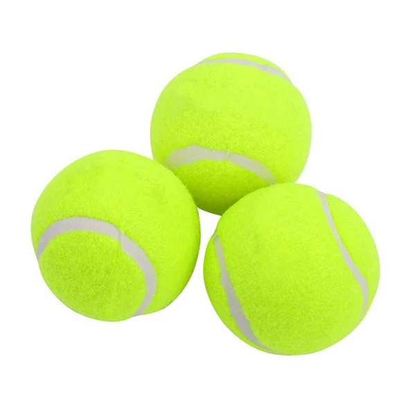 ETT 3'lü Köpek Oyun Tenis Topu Seti | Dayanıklı Fetch & Fırlatma Oyuncağı ürün görseli 1