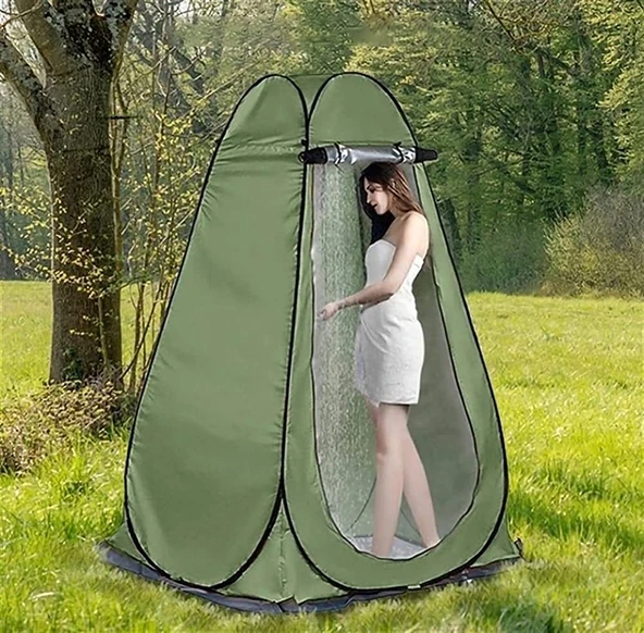 ETT Otomatik Kamp Duş WC Giyinme Çadırı 190cm - Taşınabilir Gizlilik Kabini ürün görseli 1