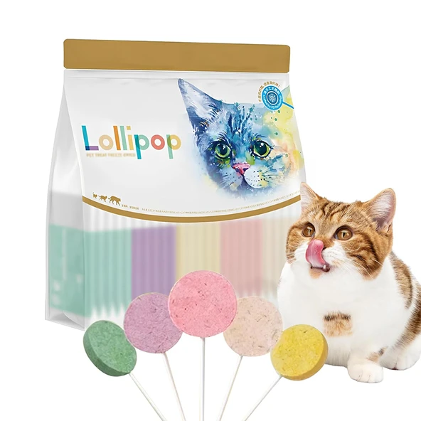 ETT Kedi Lolipopu Ödül Atıştırmalık 15 Adet | Sağlıklı, Eğlenceli ve Diş Temizleyici ürün görseli 1