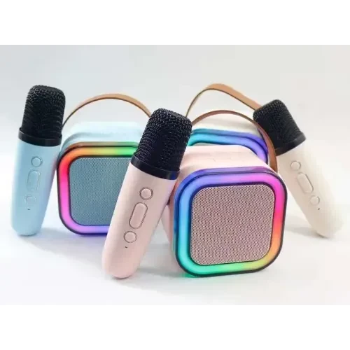 ETT Kablosuz Karaoke Mikrofon Hoparlör Seti | Bluetooth Destekli Taşınabilir Müzik Eğlencesi ürün görseli 1