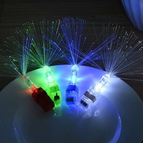 4'lü LED Işıklı Renkli Püskül - Resim 2