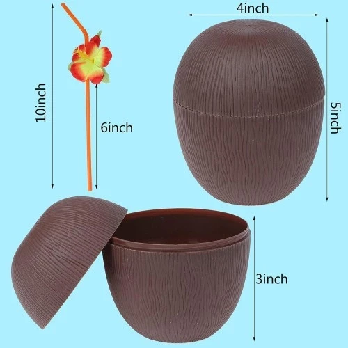 Hindistan Cevizi Pipetli Bardak - Resim 5