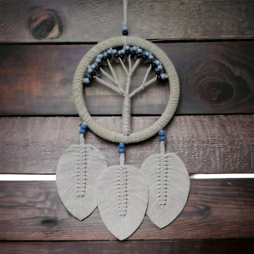 Rüya Kovan Hayat Ağacı Dream Catcher Ekru ürün görseli 1