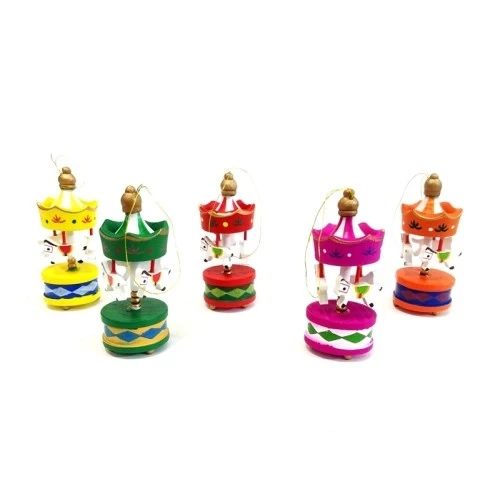 Mini Ahşap 6'lı Atli Karinca - Resim 2