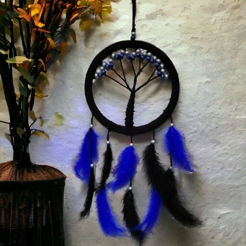 Mavi İncili Hayat Ağacı Dream Catcher ürün görseli 1