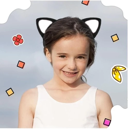 Kedi Kulak Taç Pofuduk - Resim 2