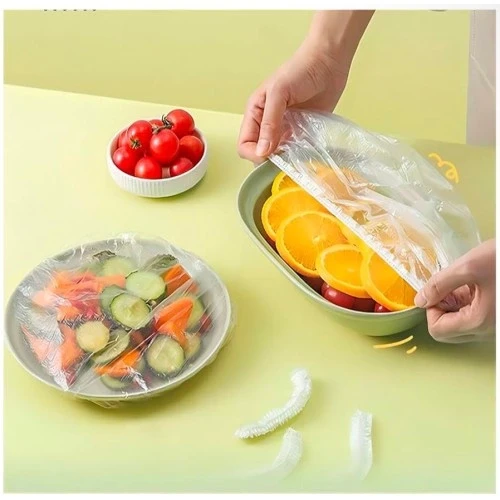 Lastikli Tencere Ve Tabak Bonesi 100 Adet (22cm) - Resim 3