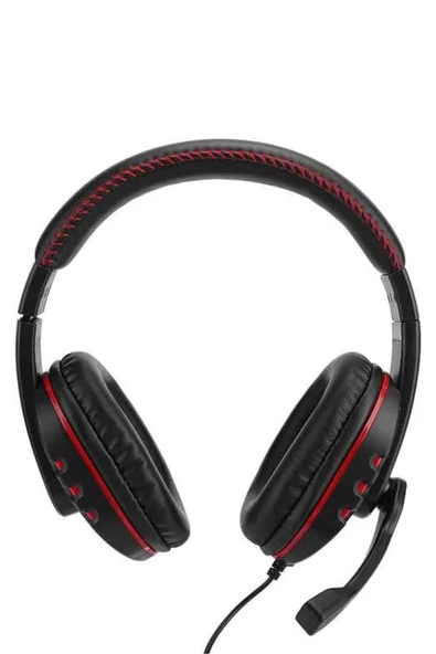 Mikrofonlu Gamer Kulaklık Oyuncu Kulaklığı Yüksek Ses Kaliteli Stereo Yumuşak Yastıklar ürün görseli 1